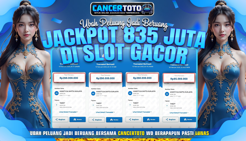 BUKTI JP CANCERTOTO